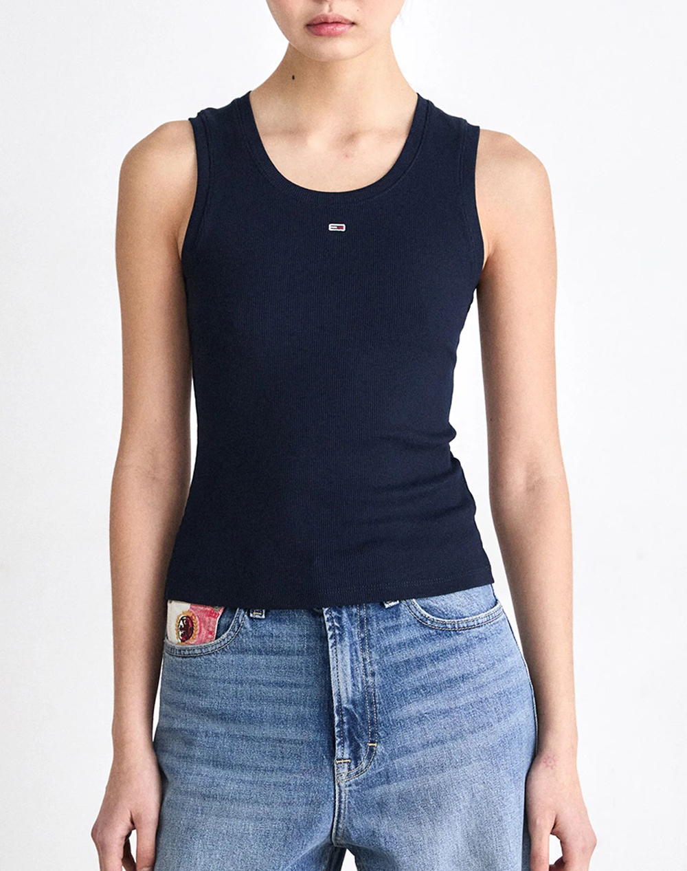 TOMMY JEANS TJW ESSENTIAL RIB TANK EXT