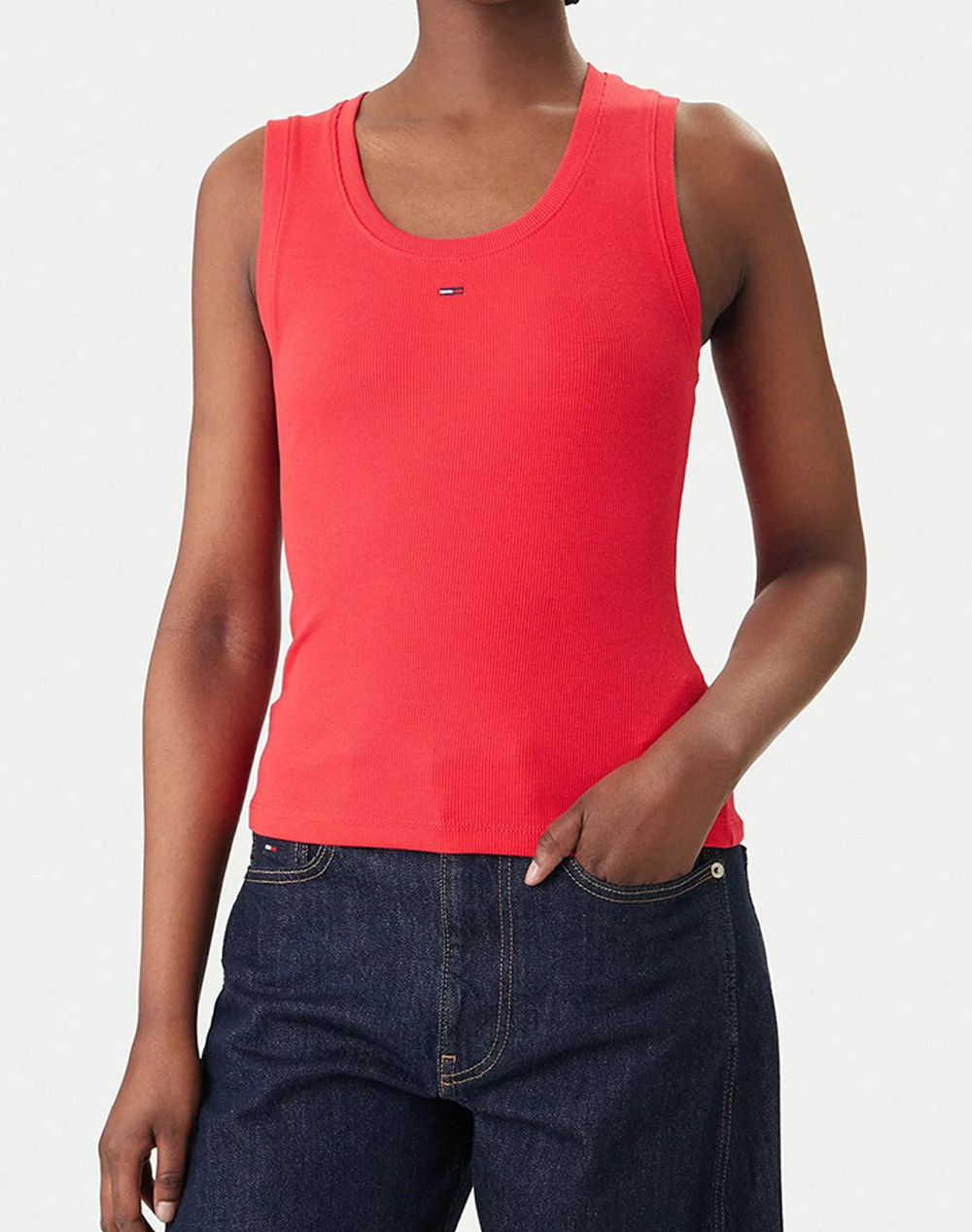 TOMMY JEANS TJW ESSENTIAL RIB TANK EXT