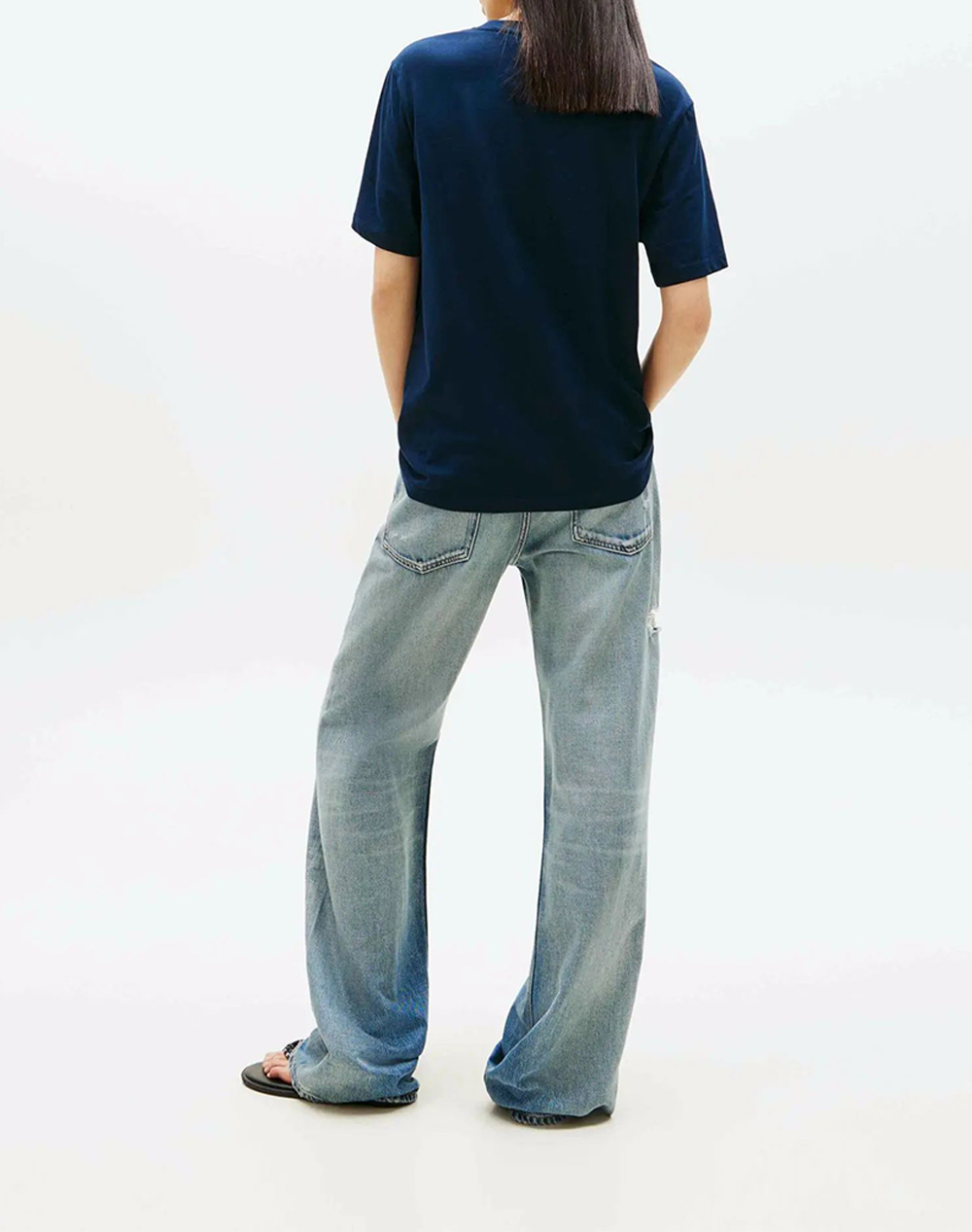 TOMMY JEANS TJW RLX COLOR LINEAR SS TEE EXT