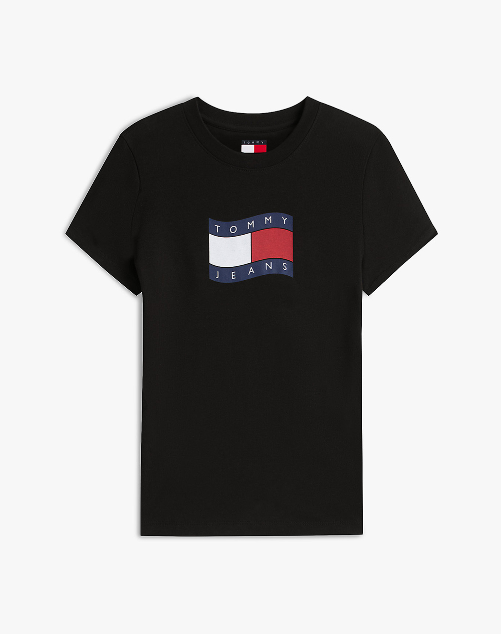 TOMMY JEANS TJW SLIM WAVY FLAG TEE EXT