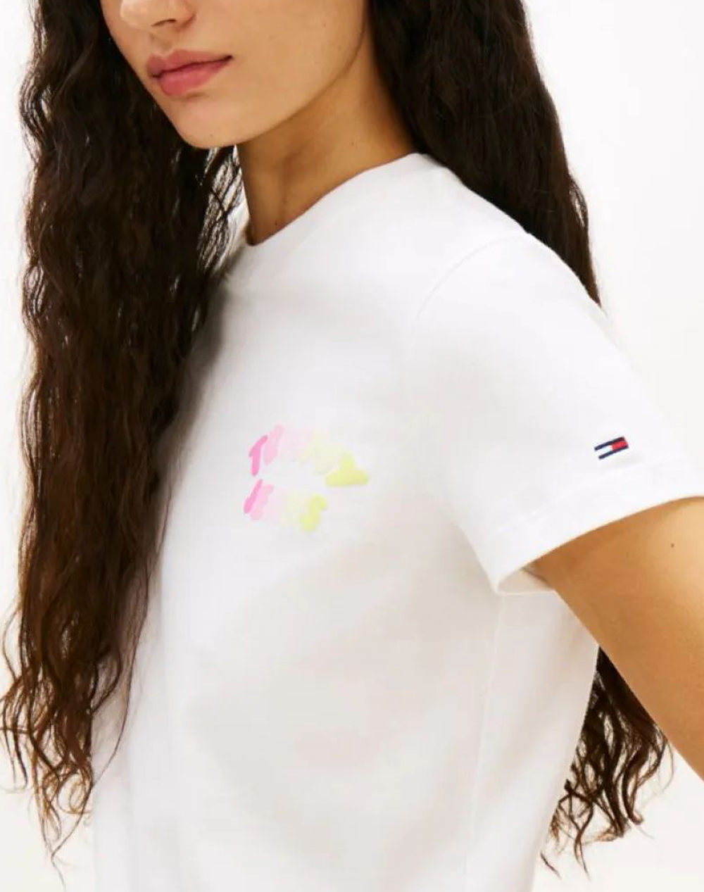 TOMMY JEANS TJW REG TJ BUBBLE SS TEE EXT