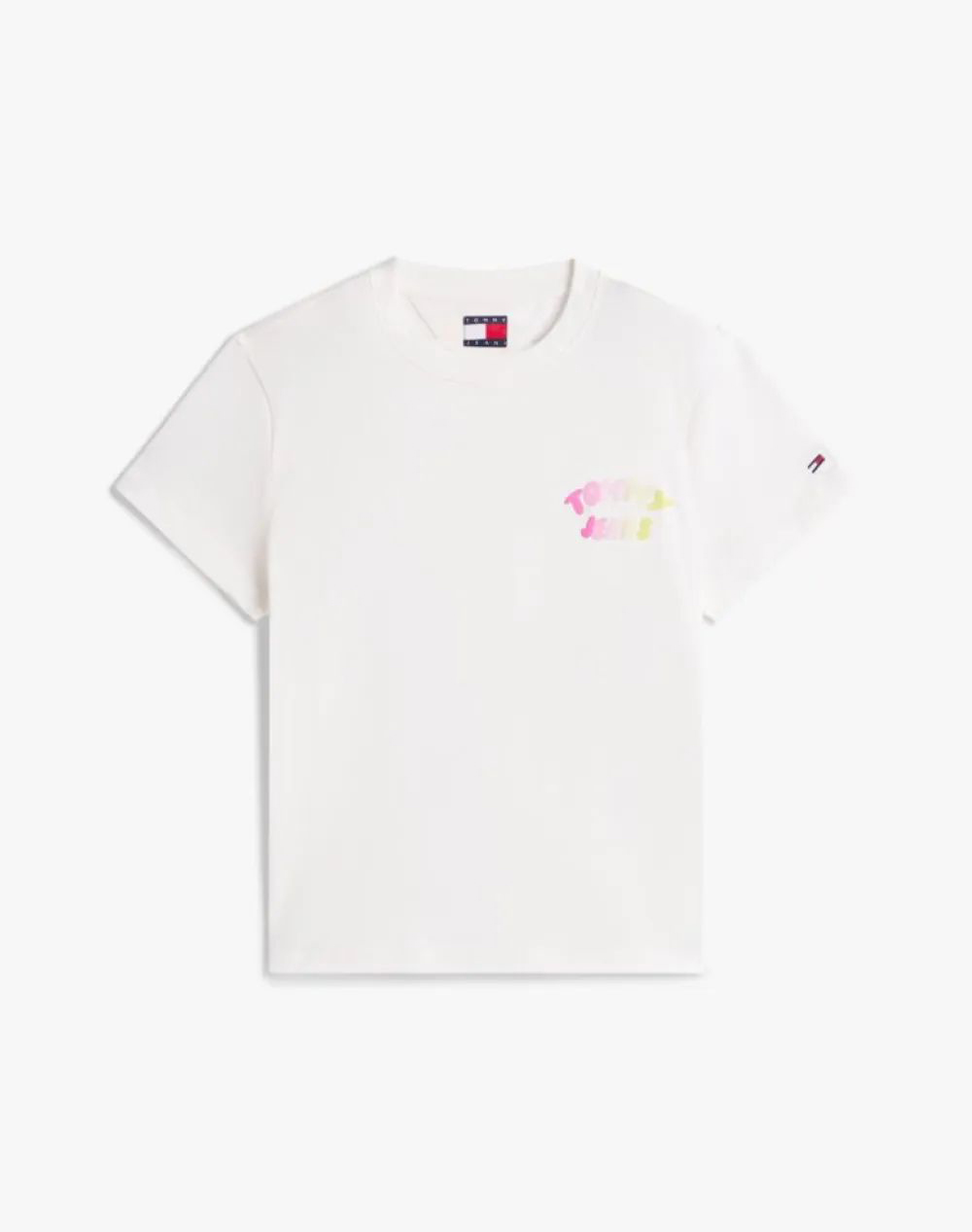 TOMMY JEANS TJW REG TJ BUBBLE SS TEE EXT