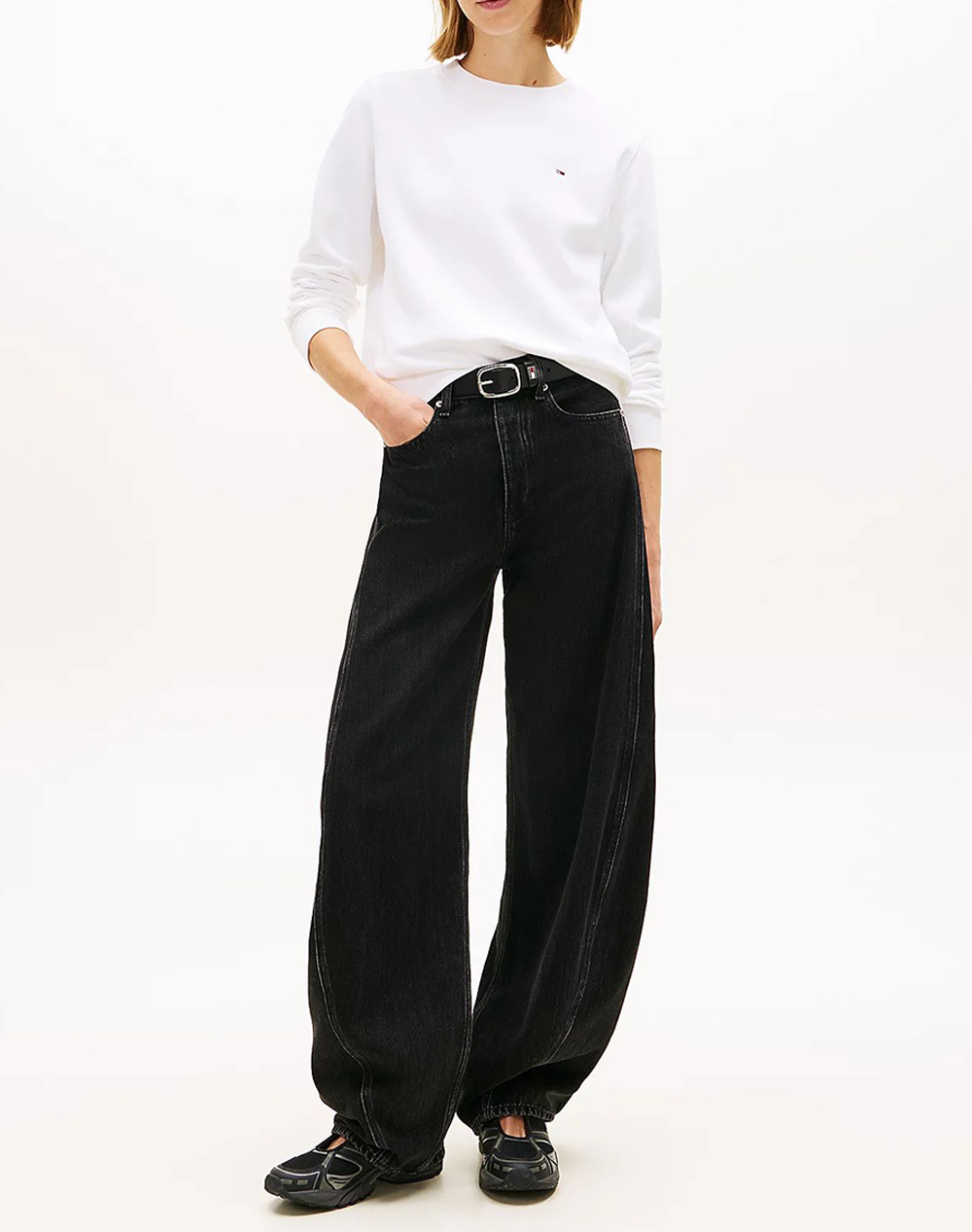 TOMMY JEANS TJW REG S FLAG CREW