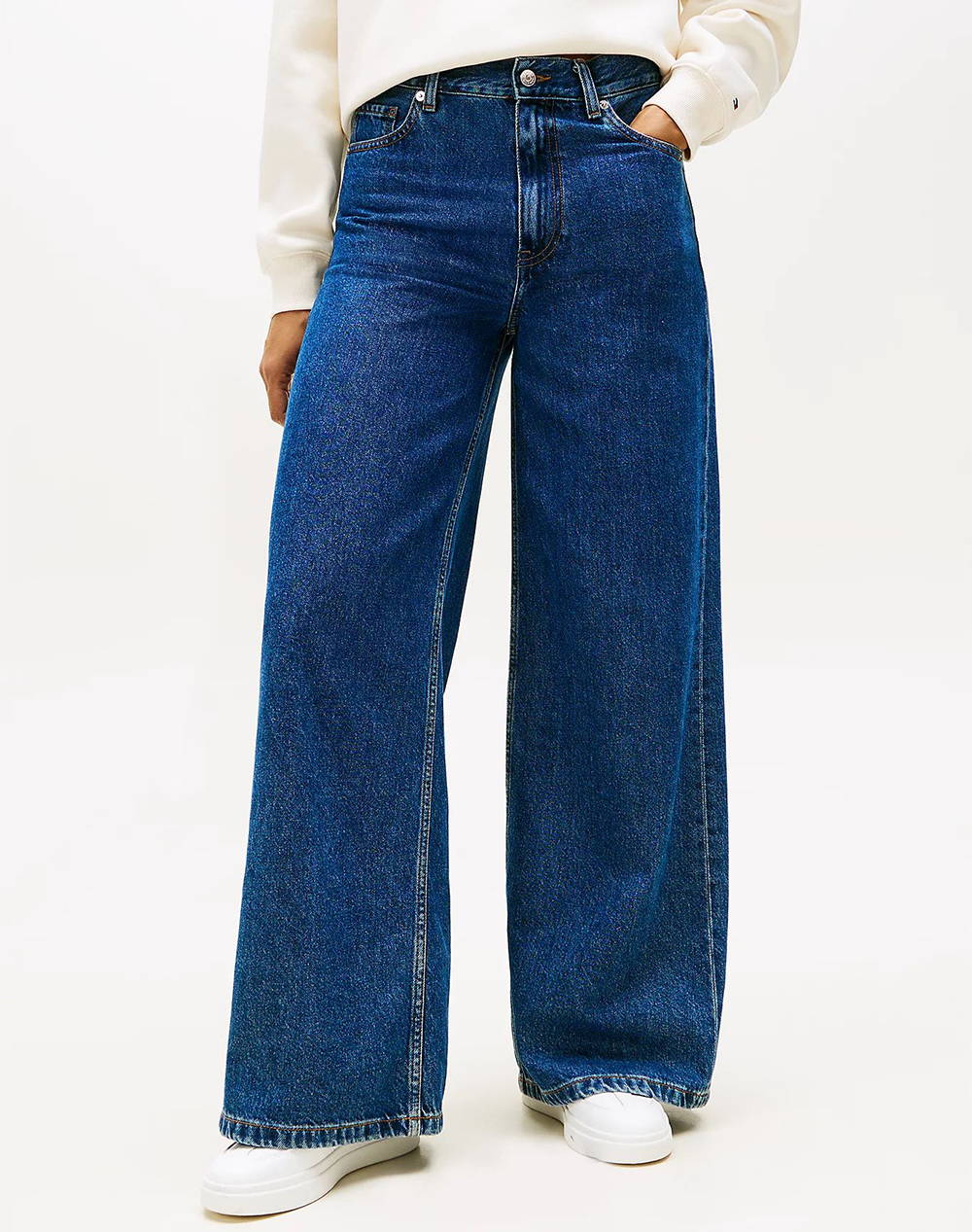 TOMMY HILFIGER DNM EMI 70S WIDE LEG HW