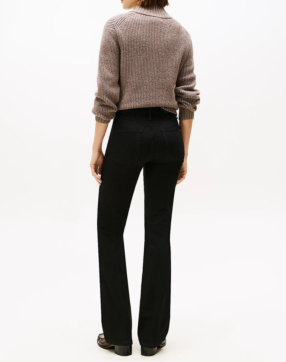 TOMMY HILFIGER DNM BLACK BOOTCUT RW