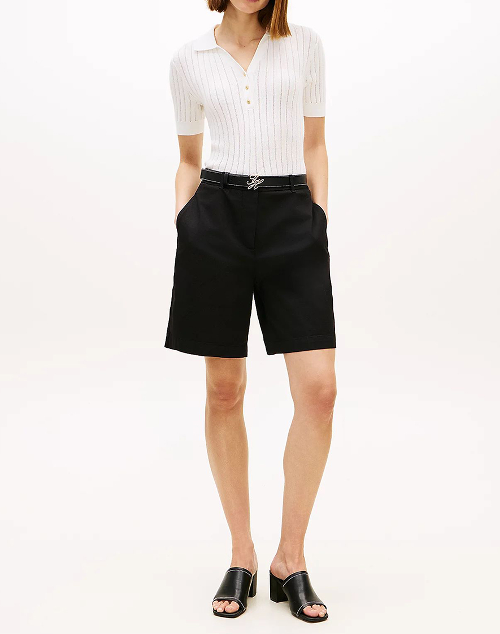 TOMMY HILFIGER CO GMD BLEND CHINO SHORT