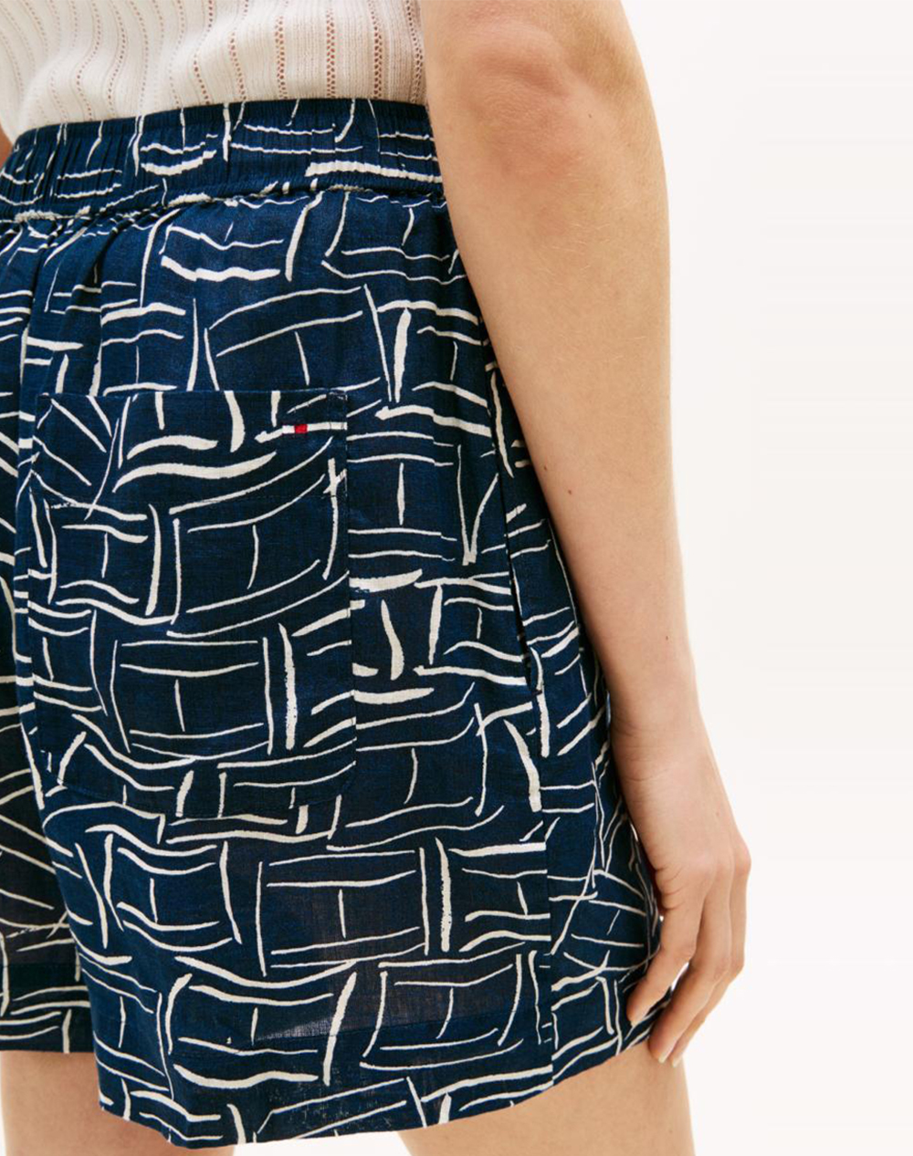 TOMMY HILFIGER ESS LINEN PULL ON SHORT