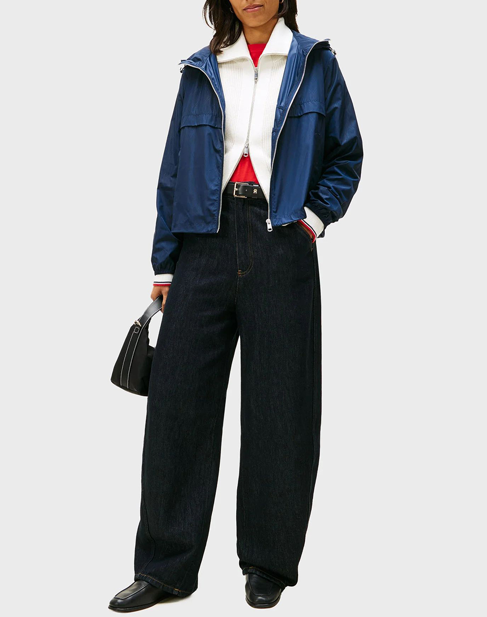 TOMMY HILFIGER NYLON FLAG AOP WINDBREAKER