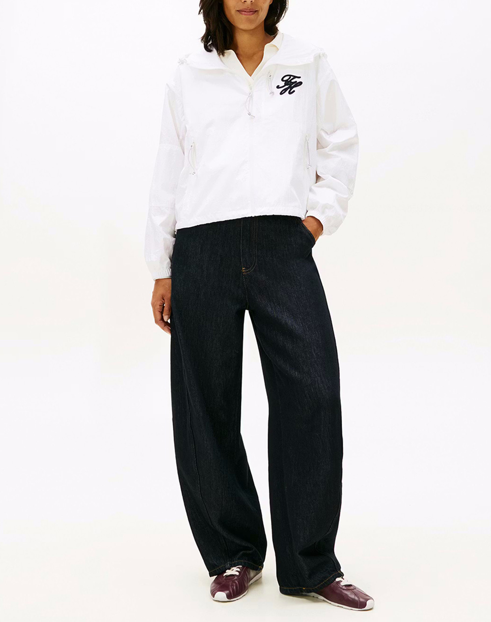 TOMMY HILFIGER RIP STOP NYLON TH WINDBREAKER