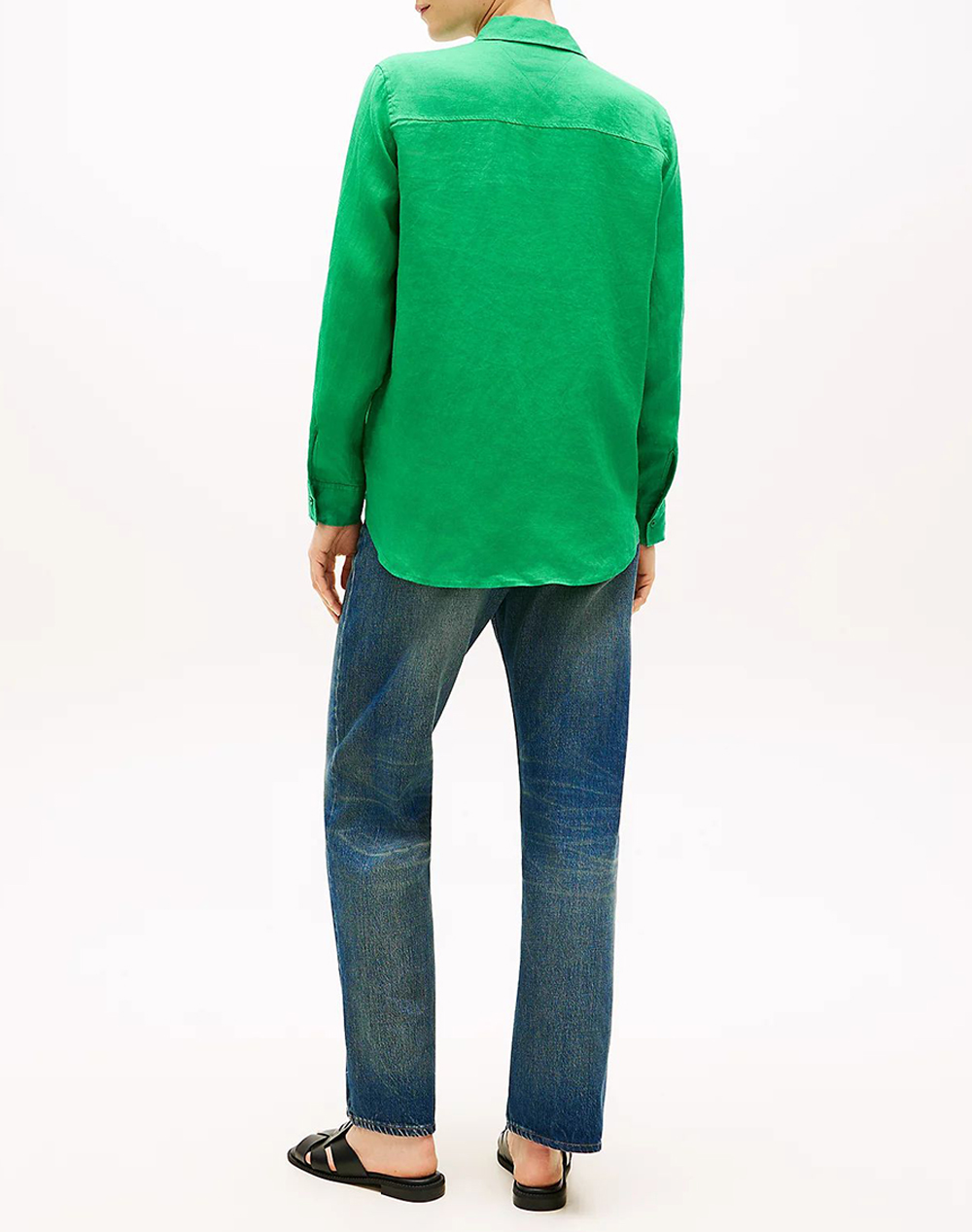 TOMMY HILFIGER ESS LINEN RELAXED SHIRT