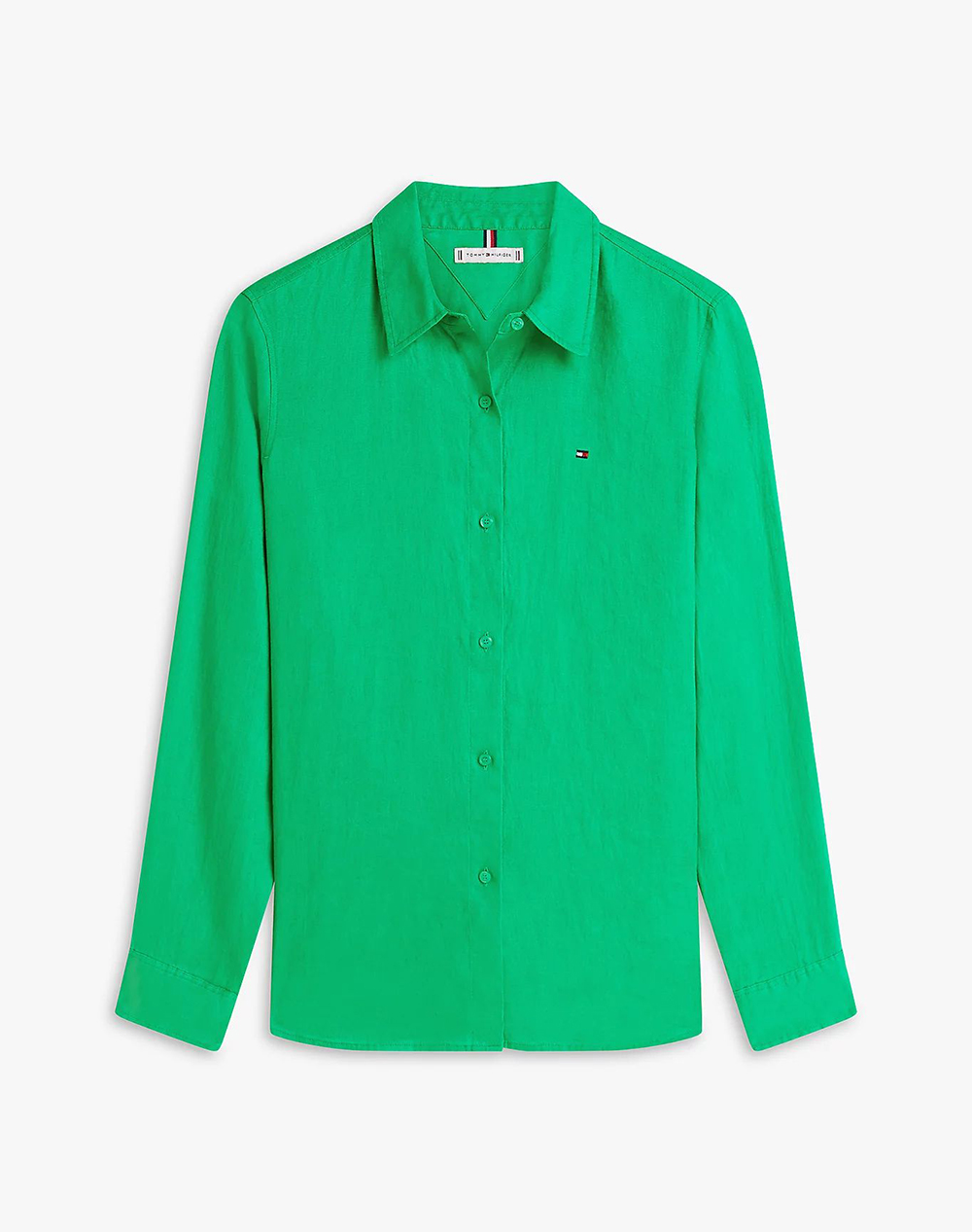 TOMMY HILFIGER ESS LINEN RELAXED SHIRT