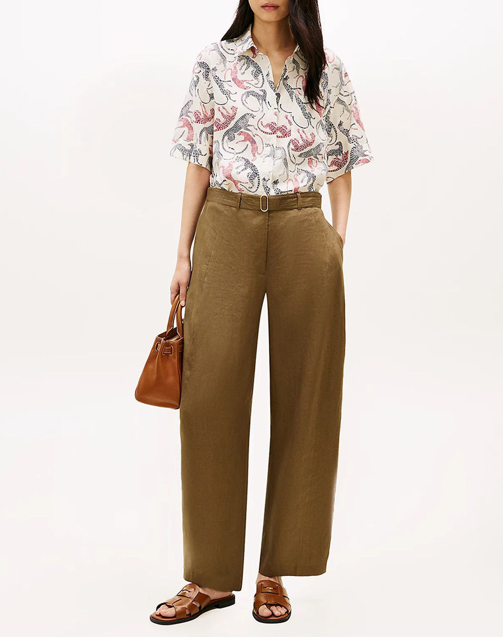 TOMMY HILFIGER ESS LINEN SS SHIRT