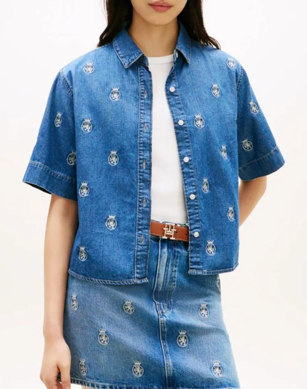 TOMMY HILFIGER DNM FINN AOE RELAXED SS SHIRT