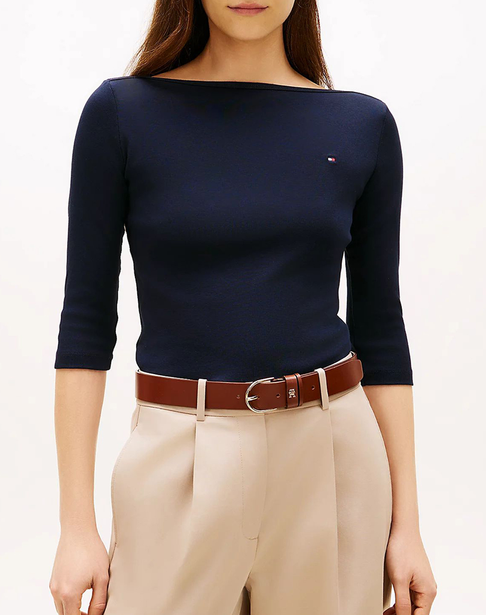 TOMMY HILFIGER NEW CODY SLIM BOAT-NK 3/4SLV