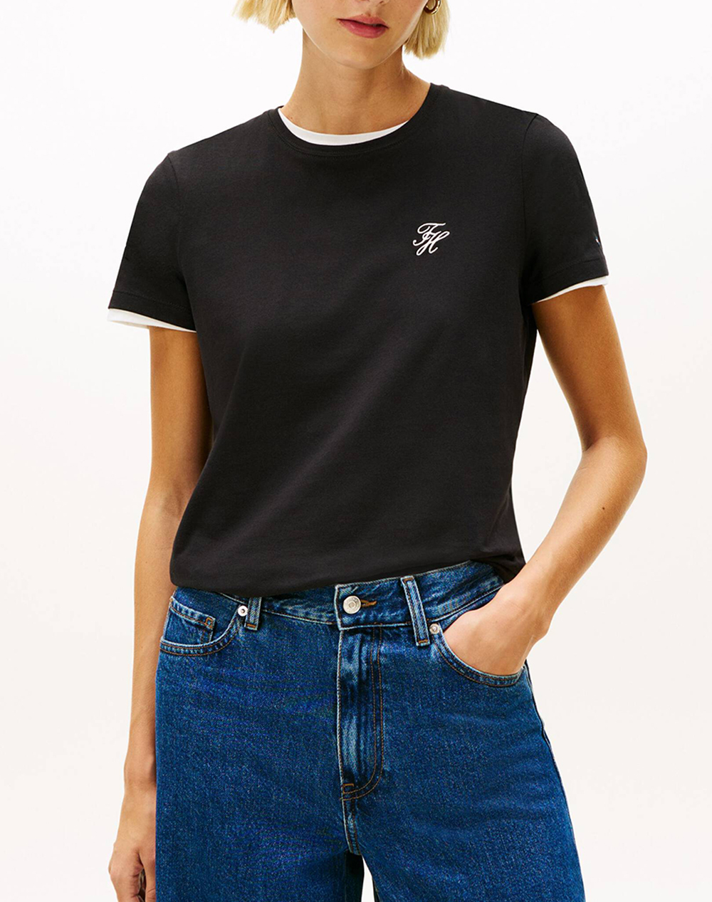 TOMMY HILFIGER TH SCRIPT REG C-NK SS TEE