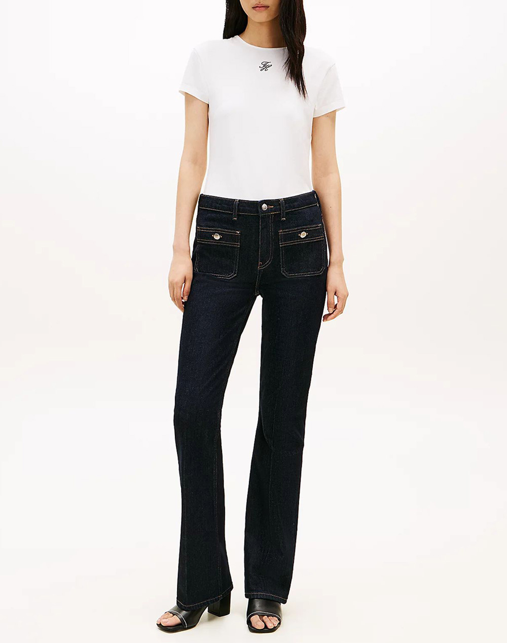 TOMMY HILFIGER TH SCRIPT SLIM SS TEE