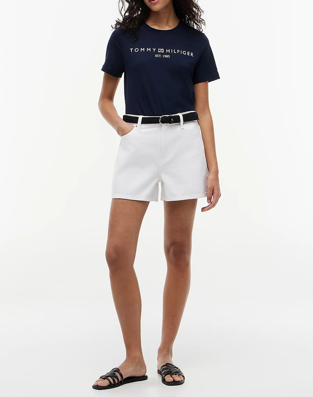 TOMMY HILFIGER REG CORP LOGO C-NK SS