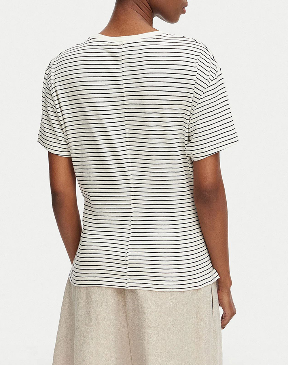TOMMY HILFIGER CO SLUB KNOT SS TEE
