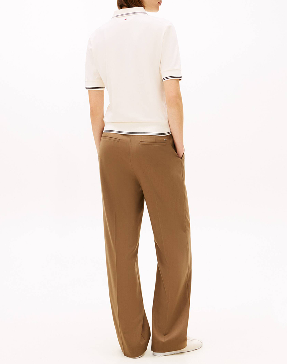 TOMMY HILFIGER TH SCRIPT LYOCELL ZIP SS POLO