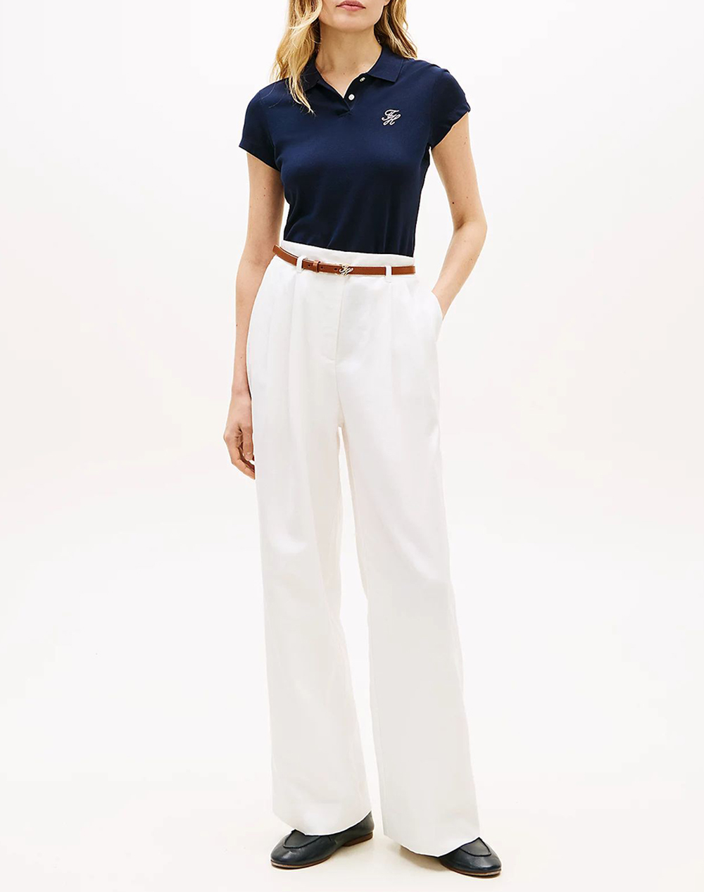 TOMMY HILFIGER TH SCRIPT SLIM SS POLO