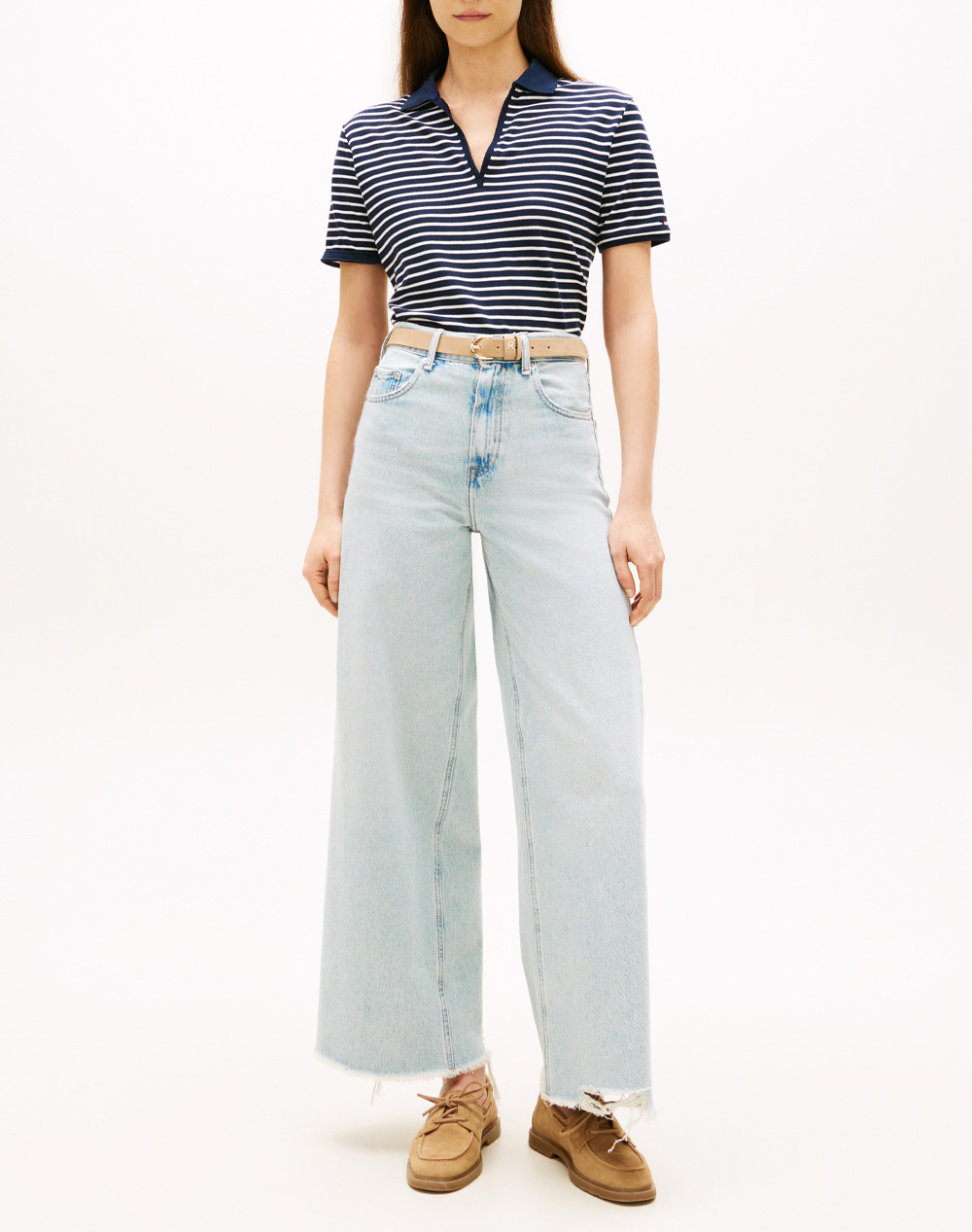 TOMMY HILFIGER LYOCELL PIQUE OPEN-NK SS POLO