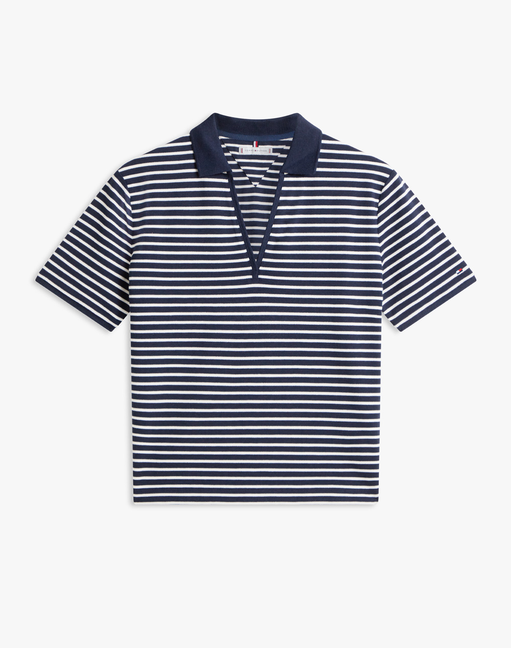 TOMMY HILFIGER LYOCELL PIQUE OPEN-NK SS POLO