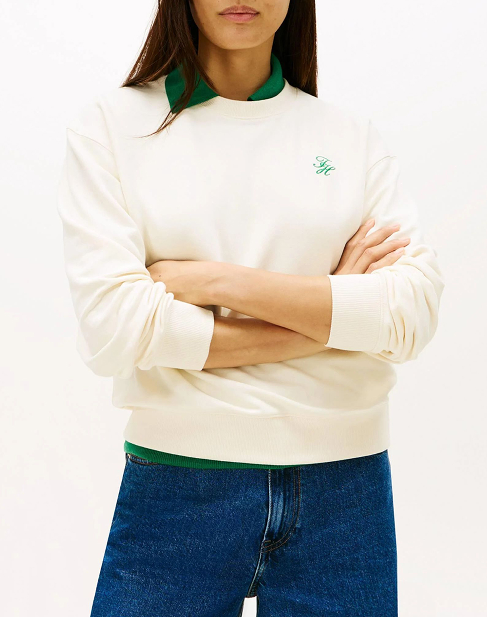 TOMMY HILFIGER TH SCRIPT REG TERRY SWTSHRT