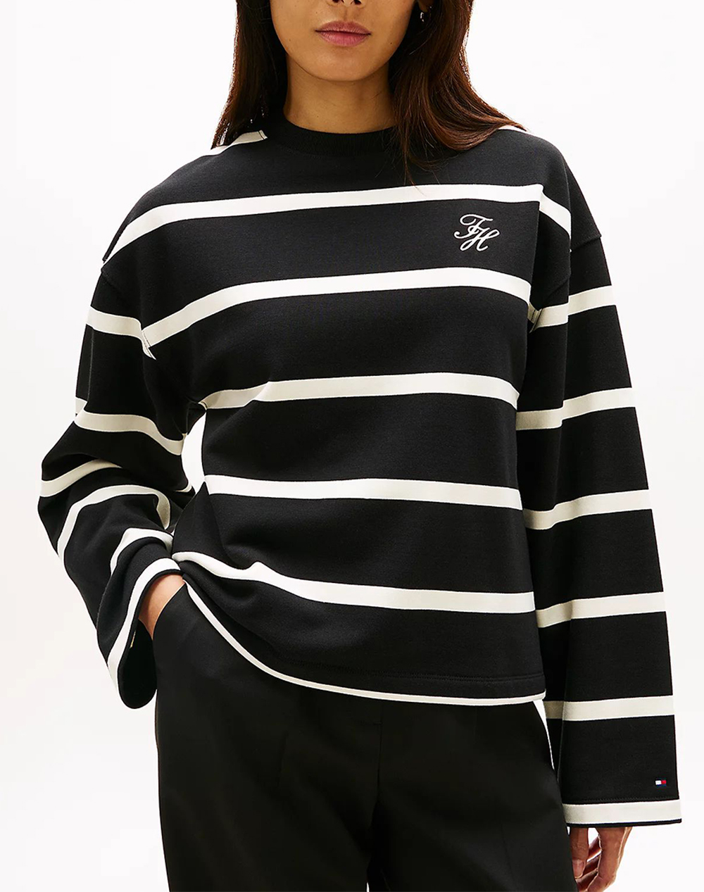 TOMMY HILFIGER TH SCRIPT MDRN TERRY SWTSHRT