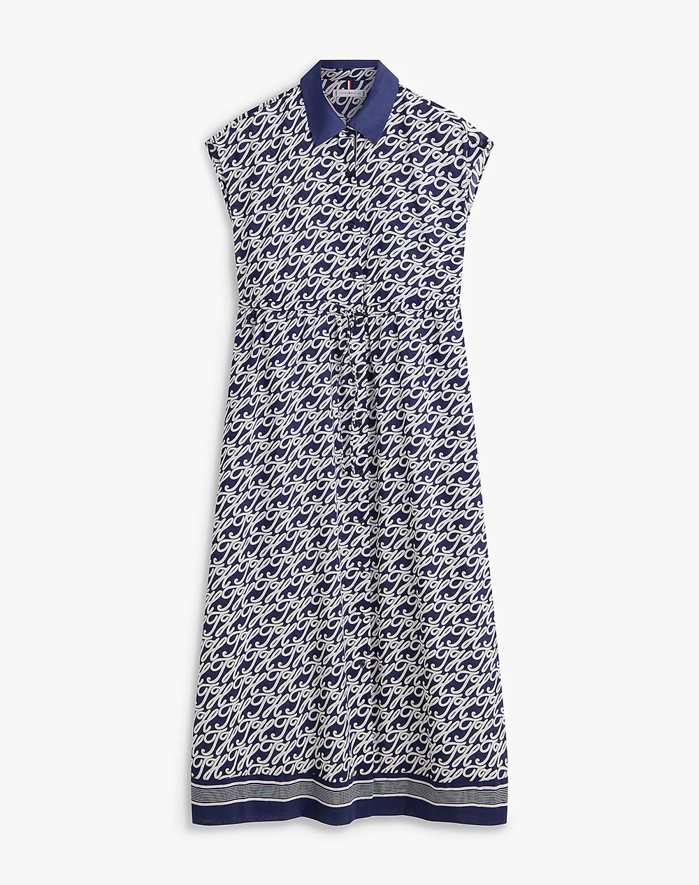 TOMMY HILFIGER SWIMSHOP SILK VOILE AOP MIDI DRS