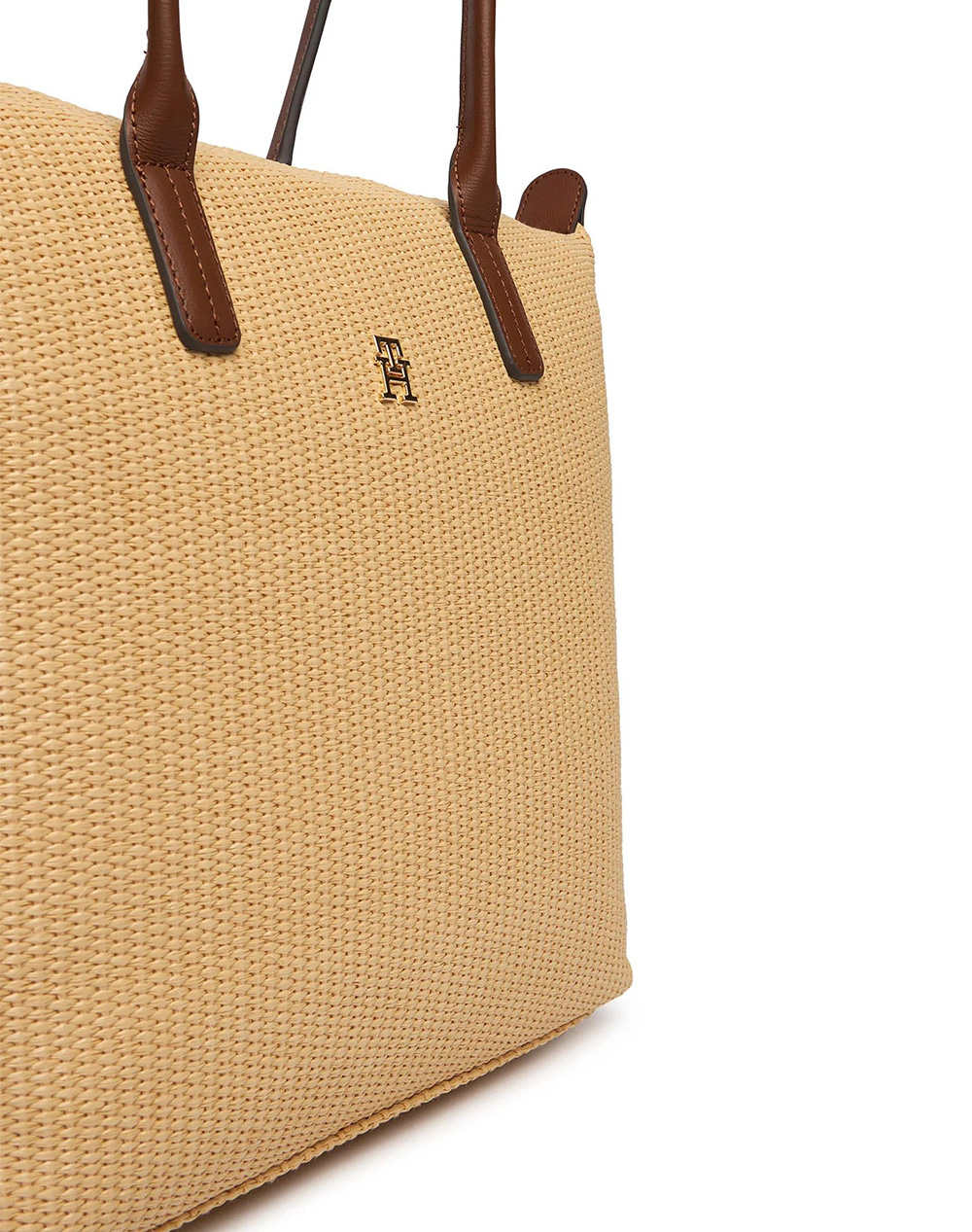 TOMMY HILFIGER POPETTE TOTE RAFFIA