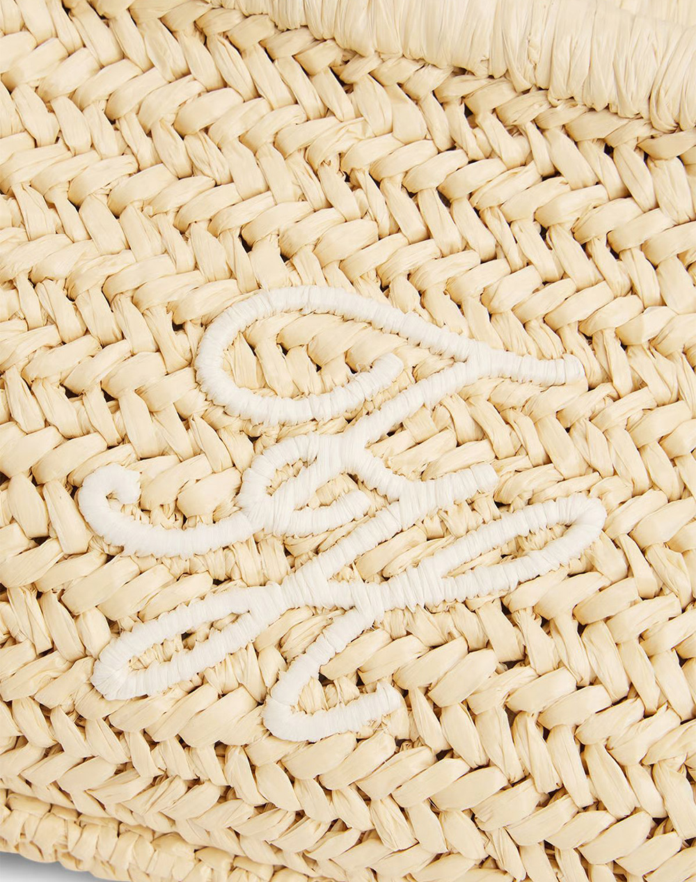 TOMMY HILFIGER TH ELEVATED SUMMER CLUTCH RAFFIA