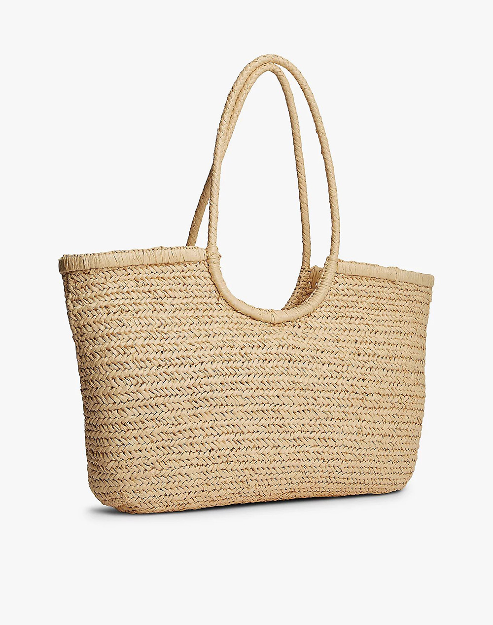TOMMY HILFIGER TH ELEVATED SUMMER TOTE RAFFIA