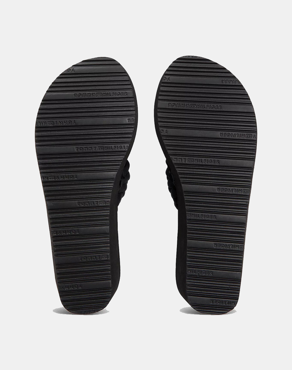 TOMMY HILFIGER TH WEDGE BRAIDED SUMMER SANDAL