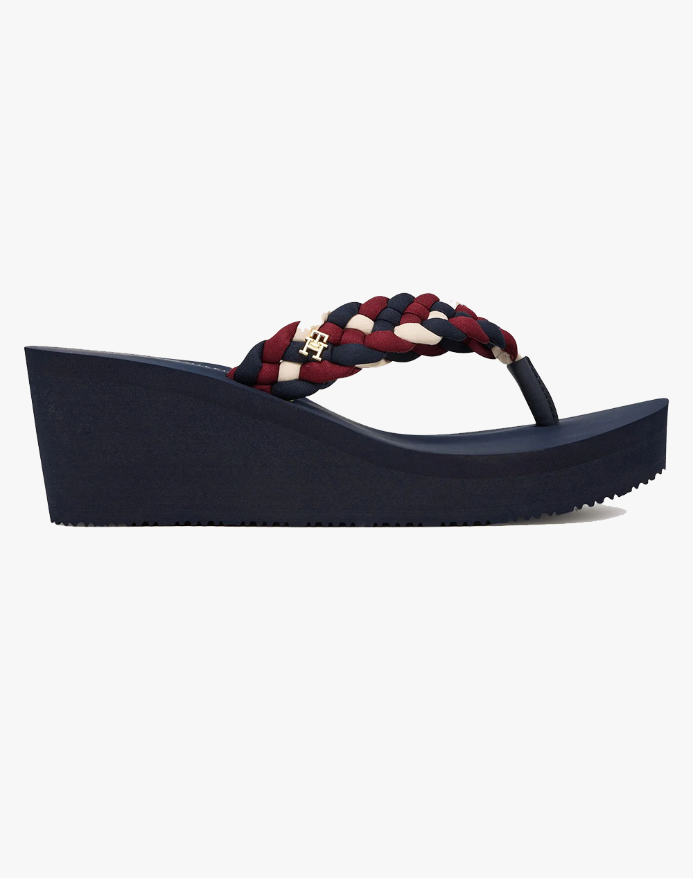 TOMMY HILFIGER TH WEDGE BRAIDED SUMMER SANDAL