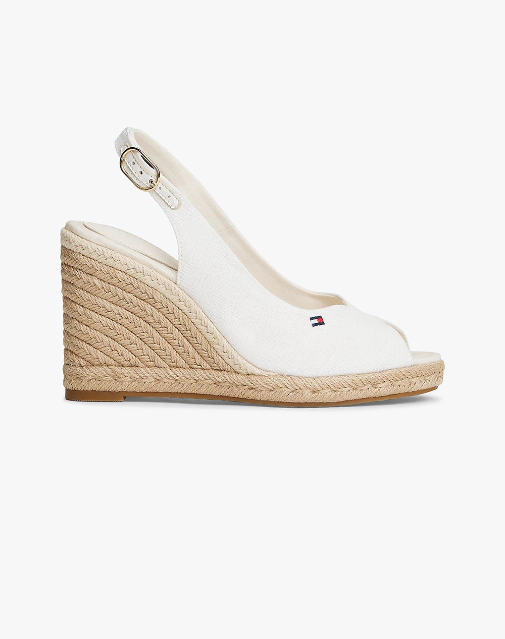 TOMMY HILFIGER FLAG HIGH WEDGE ESPAD SLINGBACK
