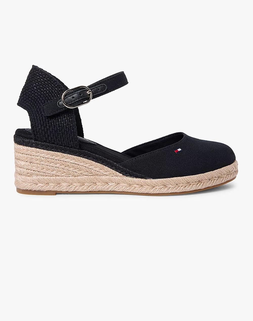 TOMMY HILFIGER MID WEDGE ESPAD CLOSED TOE
