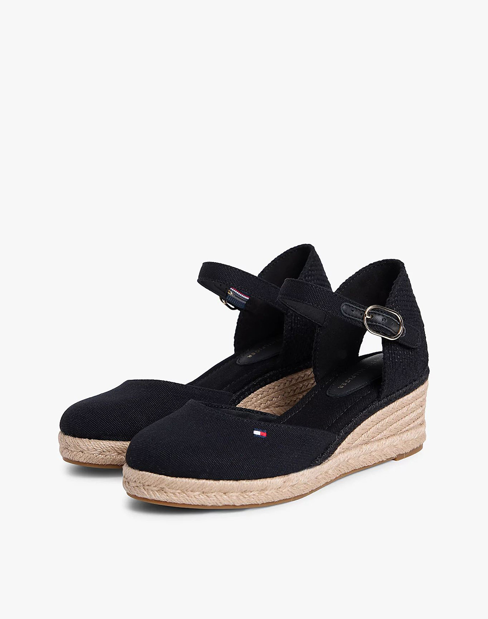TOMMY HILFIGER MID WEDGE ESPAD CLOSED TOE