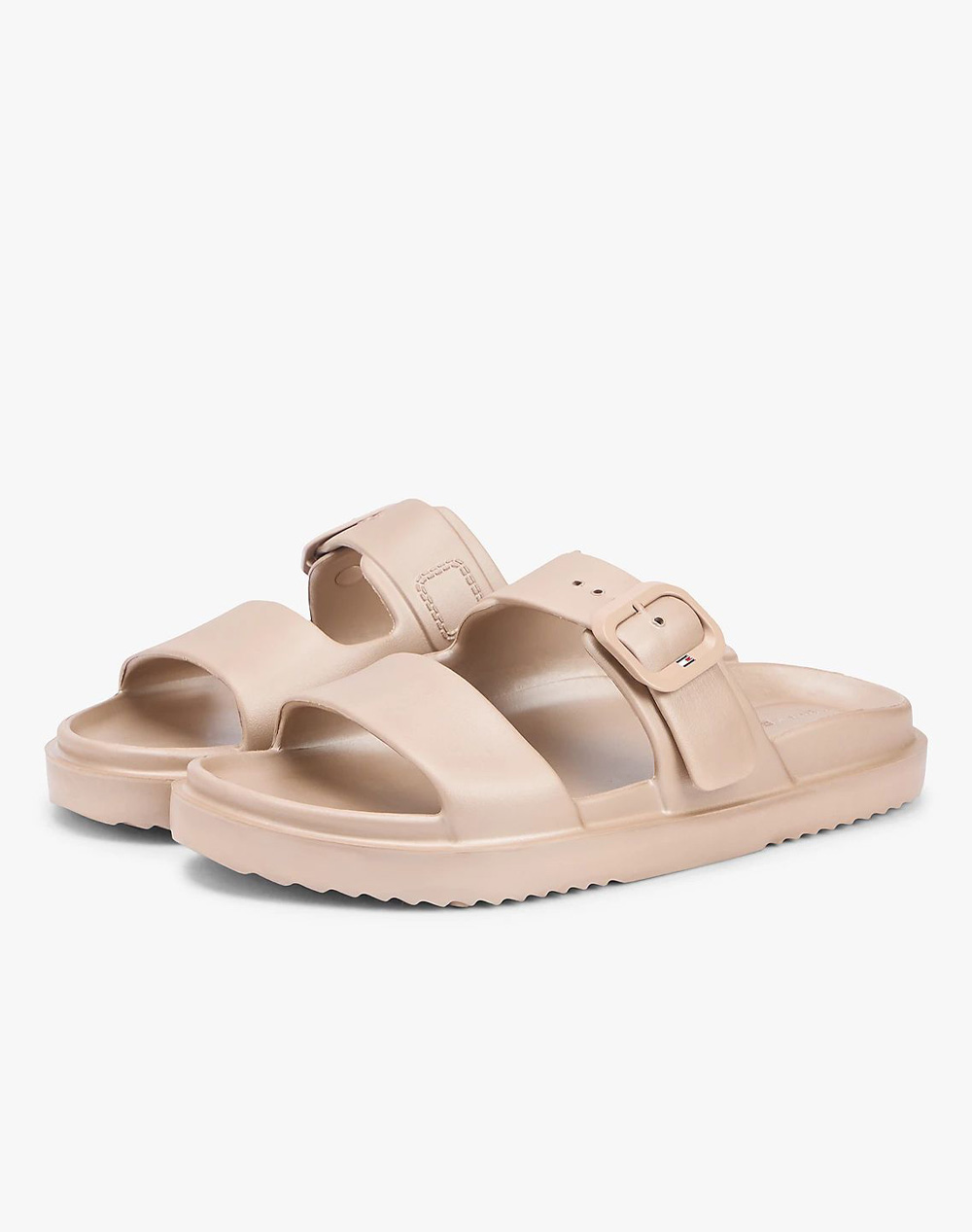 TOMMY HILFIGER TH DOUBLE STRAP SANDAL PEARL