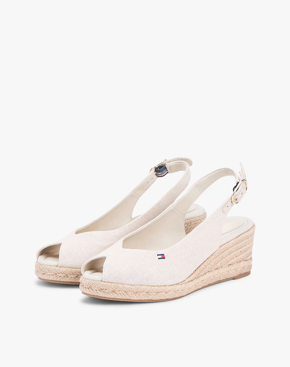 TOMMY HILFIGER MID WEDGE ESPAD SLINGBACK