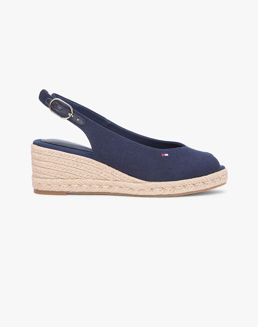 TOMMY HILFIGER MID WEDGE ESPAD SLINGBACK