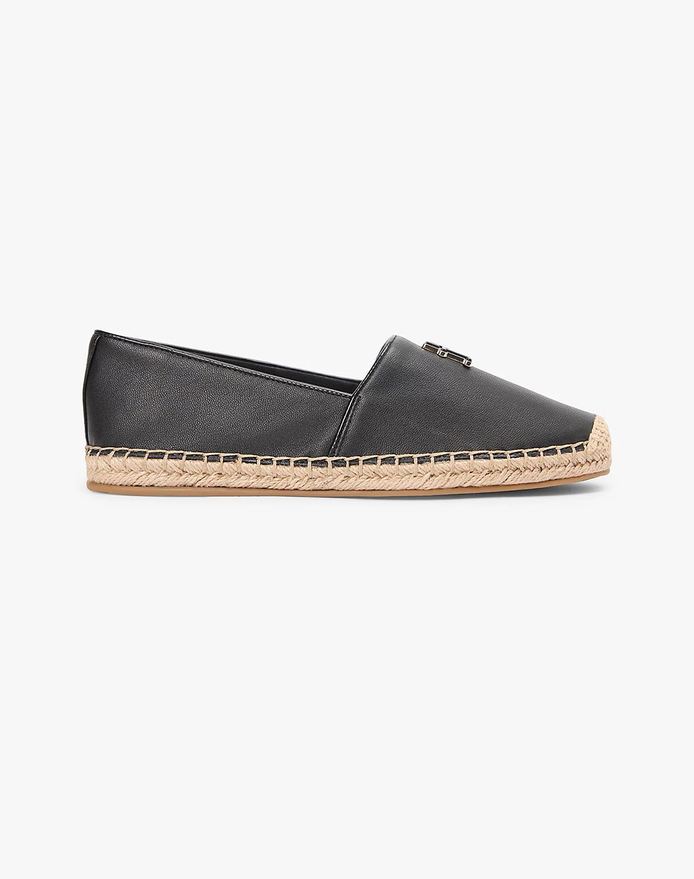 TOMMY HILFIGER TH LOGO LEATHER ESPADRILLE
