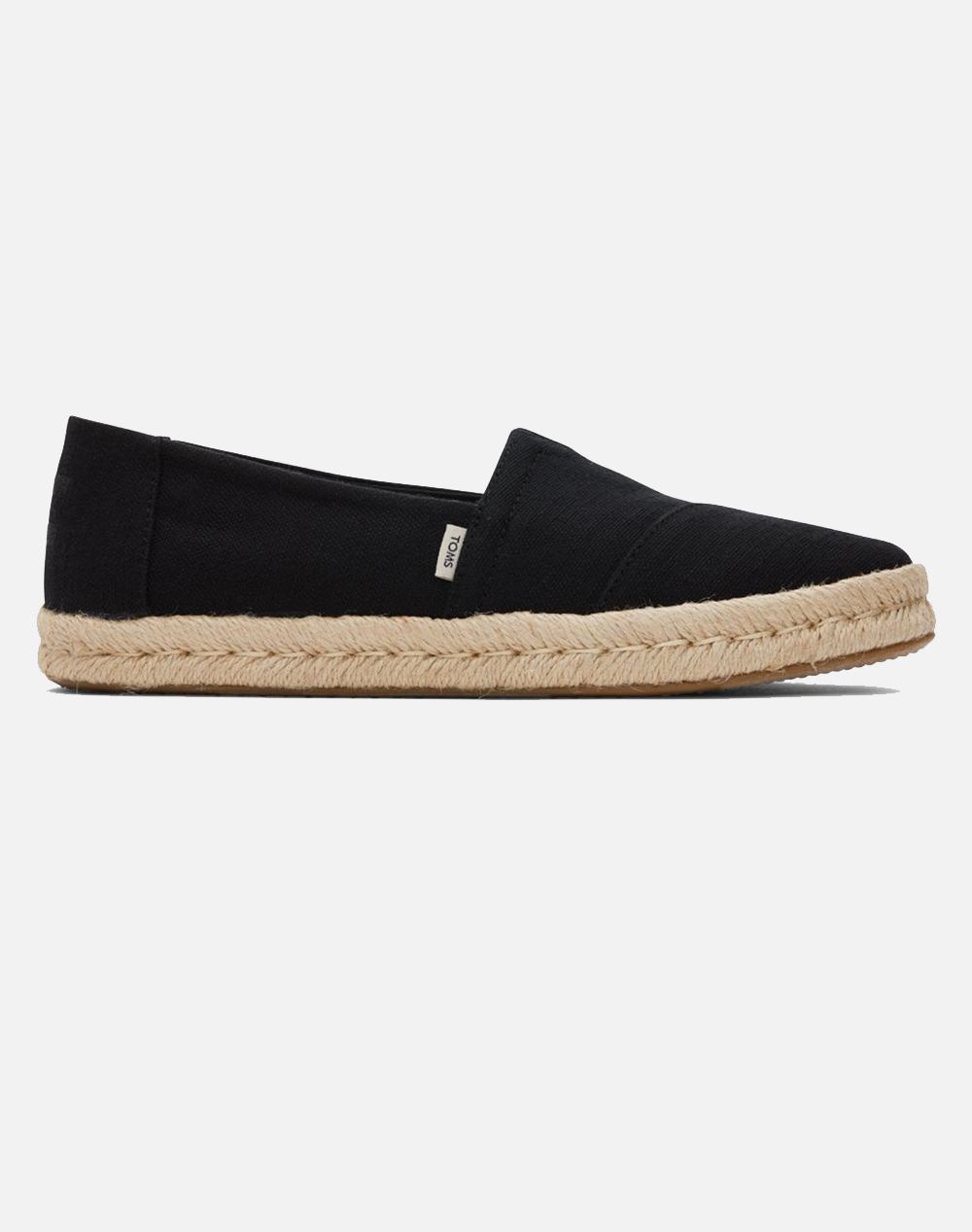 TOMS BLK REC SLUBBY WM ALROPE ESP