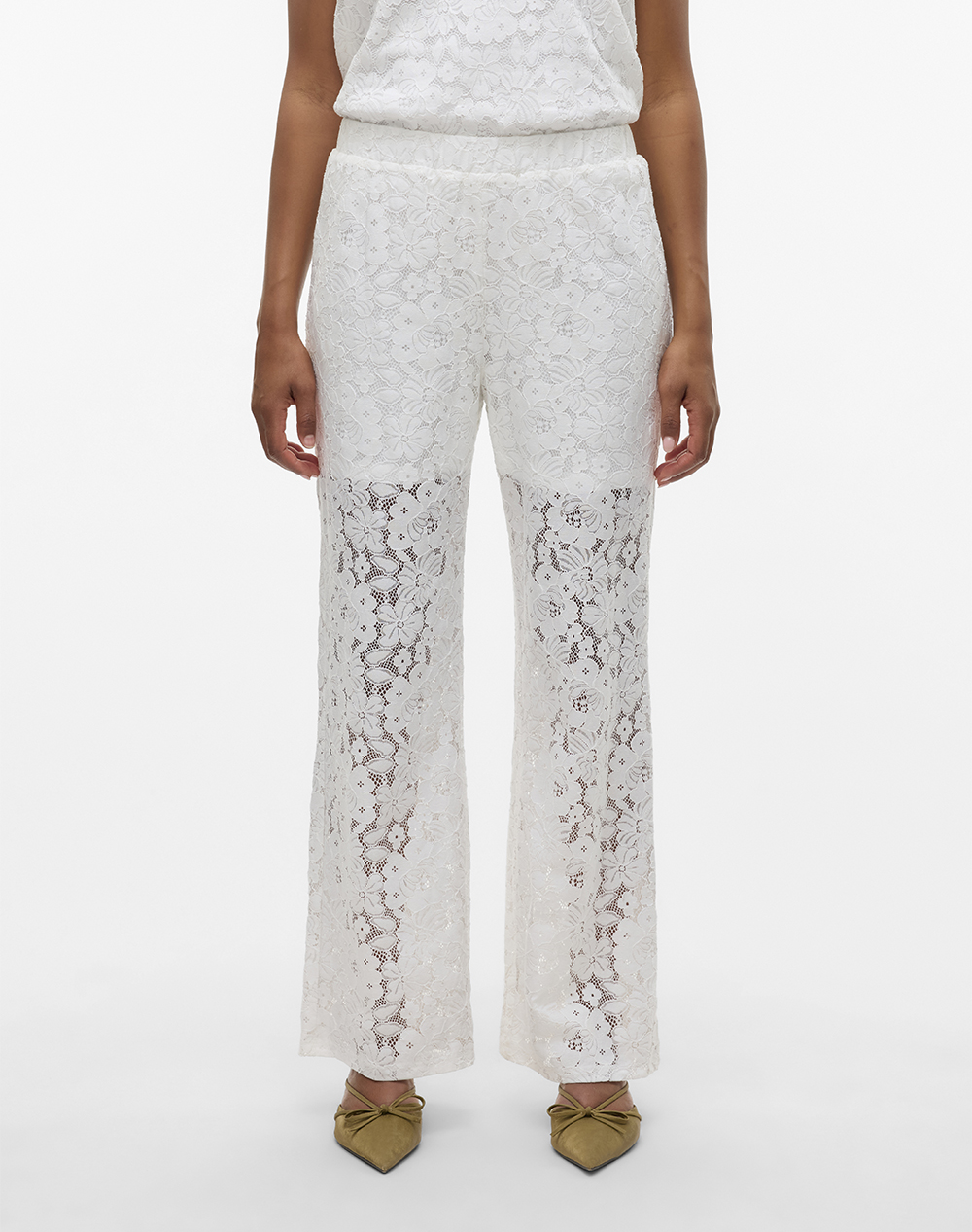 VERO MODA VMHONEY LACE NW LOOSE PANTS WVN GA