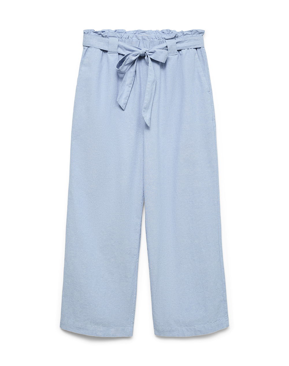 VERO MODA VMNORMA HW PAPERBAG CHAMBRAY CULOTTE