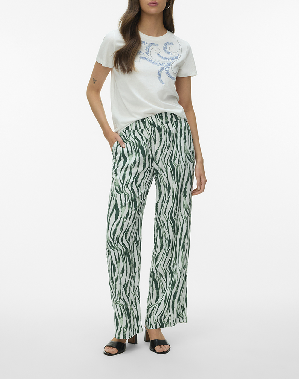 VERO MODA VMCHERIE MW PANTS WVN BTQ