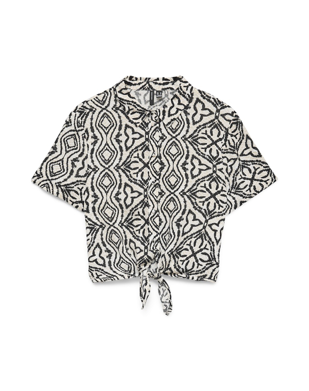 VERO MODA VMMENNY TIE SS SHIRT WVN BOO