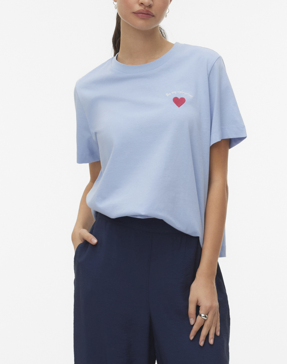 VERO MODA VMSOPHIE METTE SS TOP BOX JRS GA