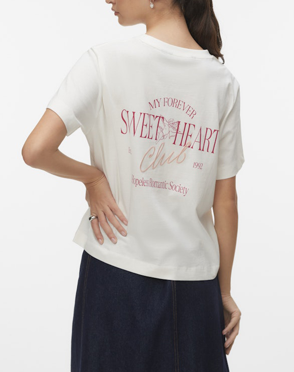 VERO MODA VMSOPHIE METTE SS TOP BOX JRS GA