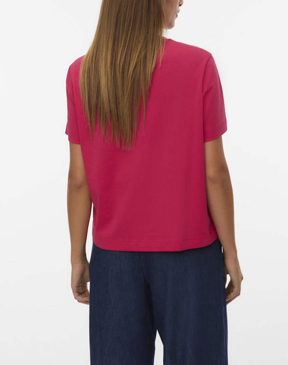 VERO MODA VMVIVIAN METTE SS TOP BOX JRS