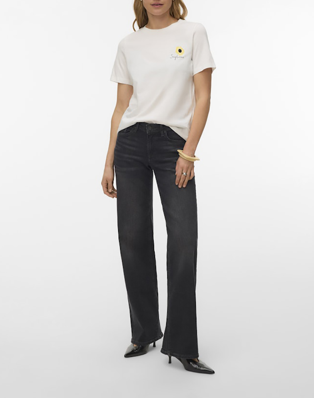 VERO MODA VMULLA PAULINA SS TOP BOX JRS